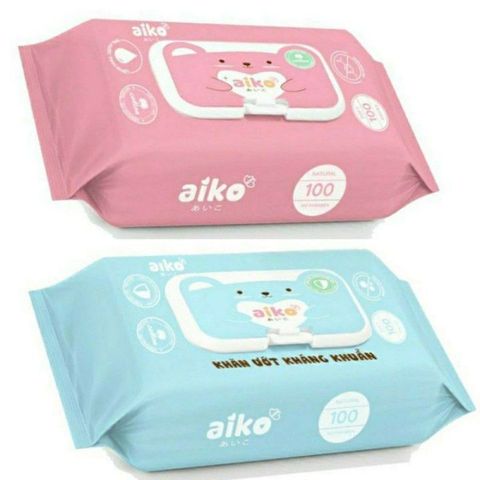 Khăn ướt kháng khuẩn Aiko