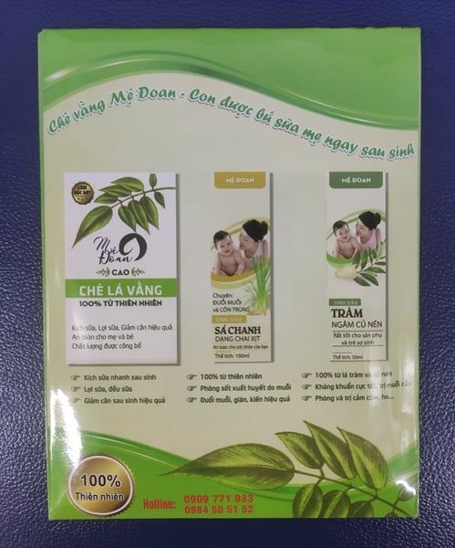 Q - Lợi sữa cao chè vằng Mệ Đoan (miếng)