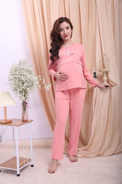 Bộ quần áo sau sinh trơn Dokma