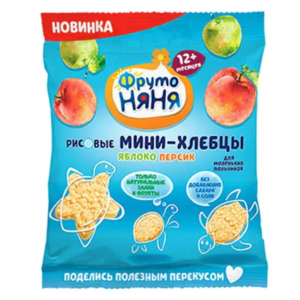 Bánh gạo Fruto Nyanya (30g) 12M+
