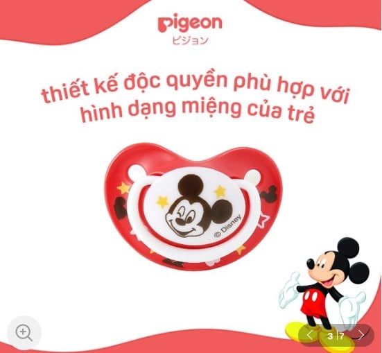 TY NGẬM DISNEY SIZE M MICKEY MOUSE