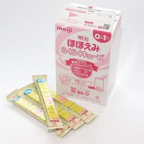 Sữa Meiji nội địa 0-1 dạng thanh (hộp 30 thanh)
