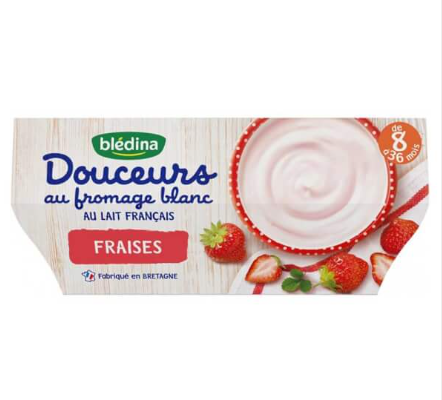 Sữa chua phô mai - vị dâu 100g