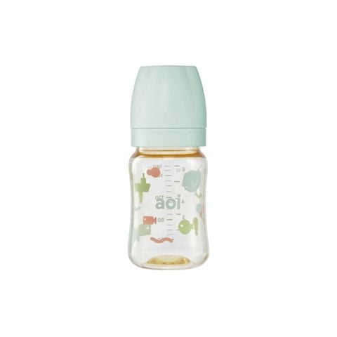 Bình sữa Aoi PPSU Flora 180ml - Xanh bọt biển