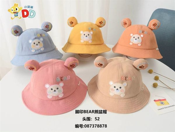 Mũ vành nỉ hình gấu
