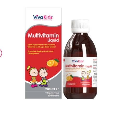 Vitamin tổng hợp cho bé Viva Kids Multivitamin Liquid (1Y+)