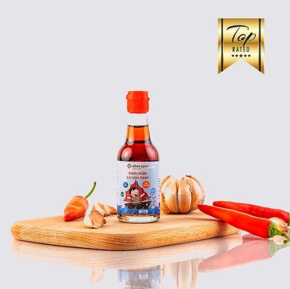 Nước mắm cá cơm than Sống Sạch Food 60ml