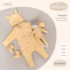 Bộ cài thẳng dài Nous mây vàng