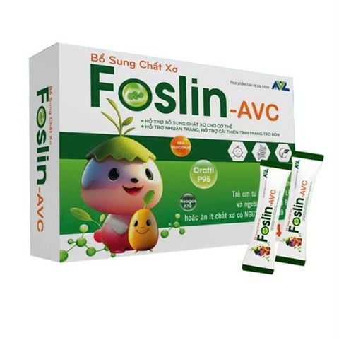 Bổ Sung Chất Xơ Foslin-AVC (24 gói) (1Y+)