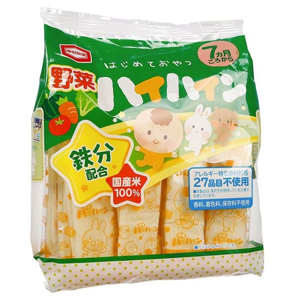 Bánh gạo ăn dặm Haihain 53g cho bé 7M+