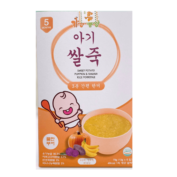 DAU Bột ăn dặm Happy Food (Hàn Quốc) - CLO