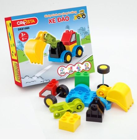 Ghép hình xe đào DK81080