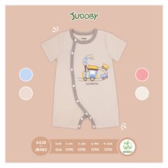 Body cài lệch cộc tay Judoby JB482