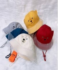 Mũ vành khăn voan Gấu Duy Ngọc Xanh