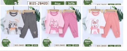 Bộ cài vai dài tay Judoby (JB420) Dokma (6-9M) CLO