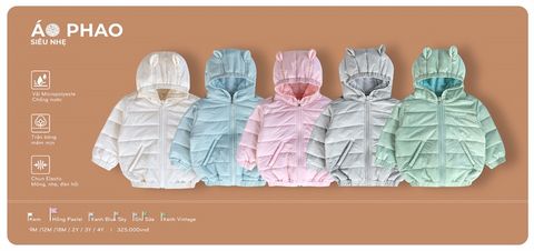 Đ.QATT Áo phao siêu nhẹ Hrnee hồng