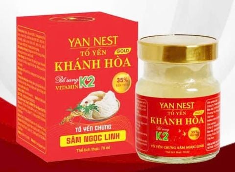 Tổ yến chưng sẵn Yan nest 35% sâm ngọc linh