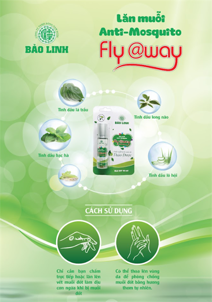 Lăn Đuổi Muỗi Anti-Mosquito Fly@way