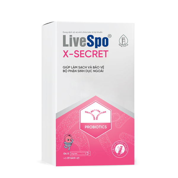 Dung dịch vệ sinh phụ nữ dạng xịt LiveSpo X-Secret cao cấp
