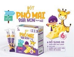 Phô Mai Tách Muối Cho Bé Ăn Dặm Bổ sung sữa non NutriAZ
