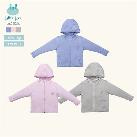 Áo chống nắng BT LIL LA110 Ghi size 5Y (19-21kg)