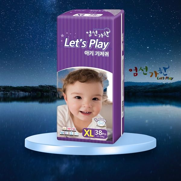 Bỉm Let's Play quần, dán đủ size