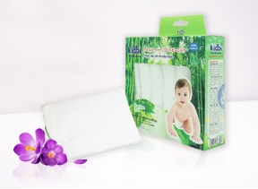 Set 10 Khăn sữa sơ tre Kidbi (32x36) ( 2 Lớp )