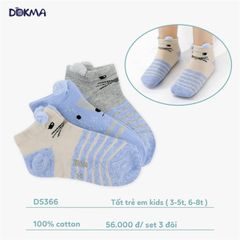 Set 3 đôi tất Dokma 3-5Y