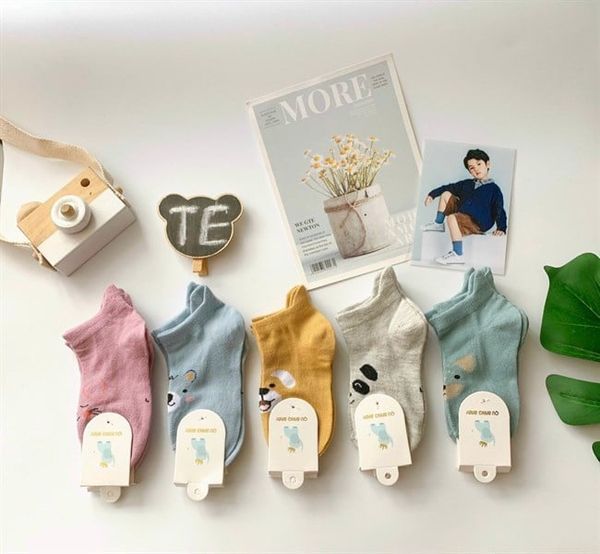 Tất cổ ngắn hình thú size L- Đôi