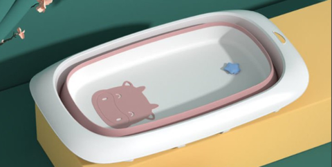 Chậu tắm gấp gọn hình bò