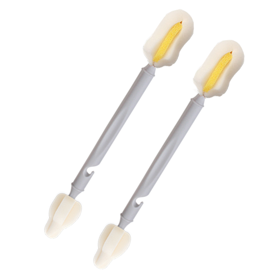 Bộ cọ rửa bọt biển kép Hibee - Màu xám (2 cái)