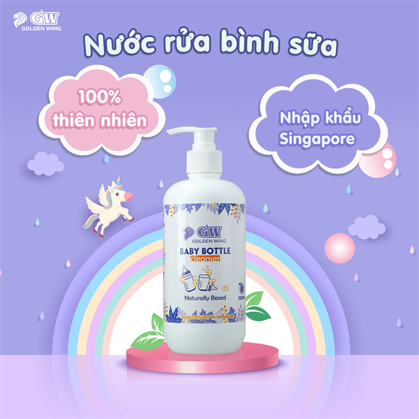 Nước rửa bình sữa cho bé GW 500ml