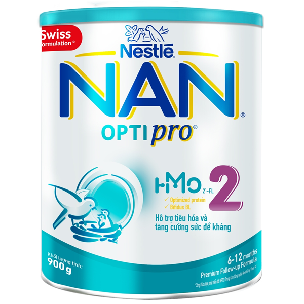 Sữa Nan Việt HMO số 2 - 900g (6-12 tháng)
