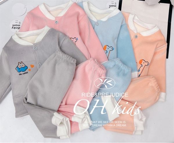 Bộ nhung dài tay Ghi (Size 1)