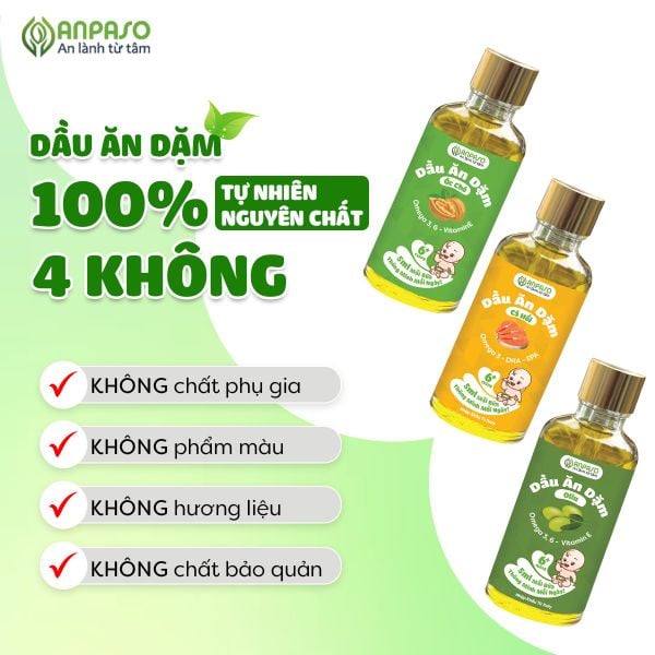 Dầu ăn dặm cho bé Anpaso 50ml