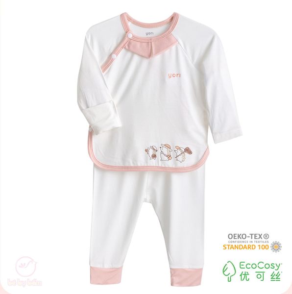Bộ dài tay vạt chéo hình nhím đáng yêu cho bé Yori