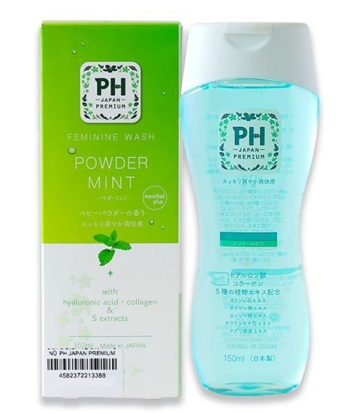Dung dịch vệ sinh phụ nữ PH Japan Premium hương Bạc hà 150ml