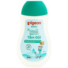 Sữa tắm gội Pigeon 200ml (mẫu mới)