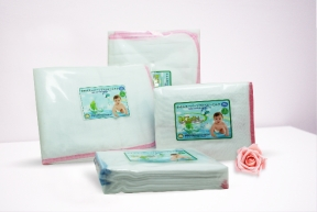 Set 10 Khăn sữa Nhật siêu mềm Kidbi (28x34) ( 3 Lớp )