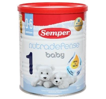 Sữa Semper Nutradefense Thụy Điển số 1 400g (0 - 6 tháng)