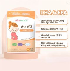 DHA & EPA cho mẹ bầu Akamama 90 viên