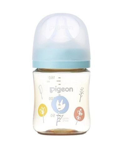 Bình sữa Pigeon PPSU Plus phiên bản Nhật hình hoa 160Ml