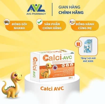 Canxi cho bé Calic AVC (24 gói) (1Y+)