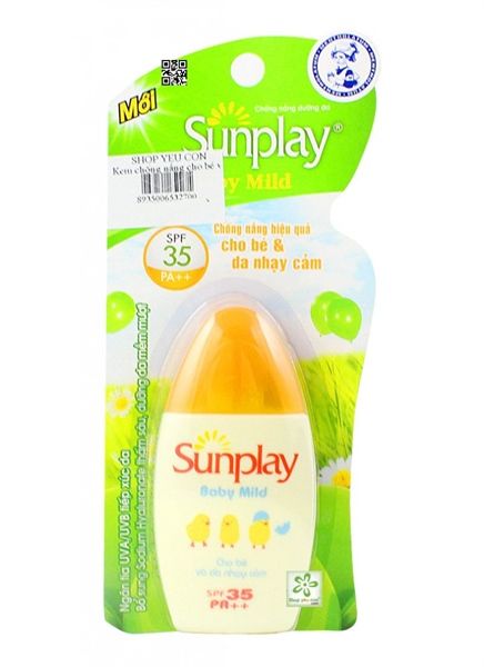 Kem chống nắng cho bé Sunplay Baby Mild 30g