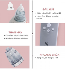 Máy hút mũi cho bé Moaz Bébé MB – 010 đa dụng