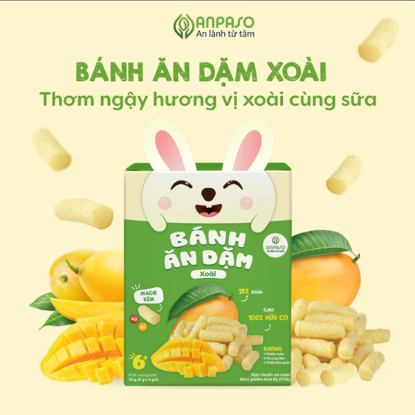 Bánh ăn dặm cho bé Anpaso