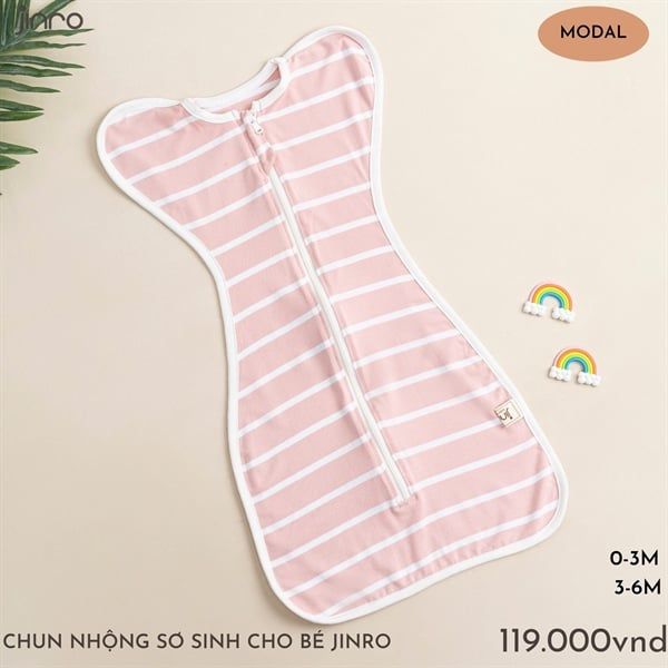 Chun nhộng sơ sinh cho bé jinro 3-6m màu bé gái