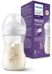 Bình sữa Philips Avent mô phỏng tự nhiên họa tiết Hươu cao cổ 260ml (SCY903/66)