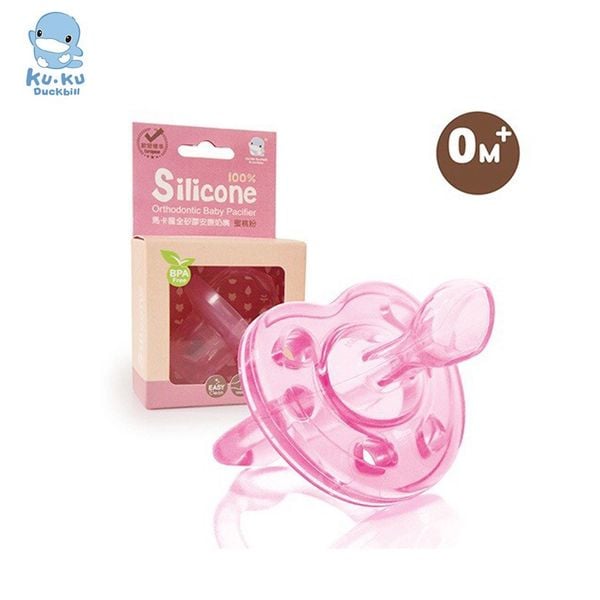 Ty ngậm cho bé bằng silicon KUKU 5516 (0-6M)