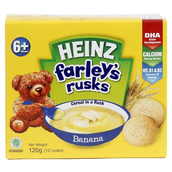 Bánh Quy Heinz Farley Vị Chuối 120g